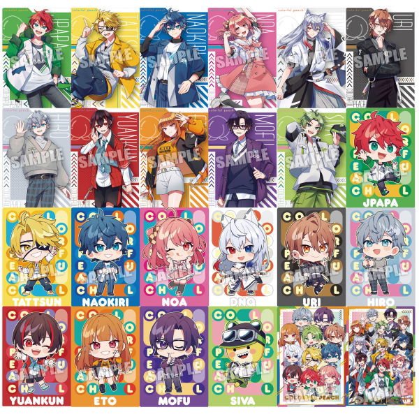 Colorful peach Wafer Part.2 [All 24 type set(Full Complete)]