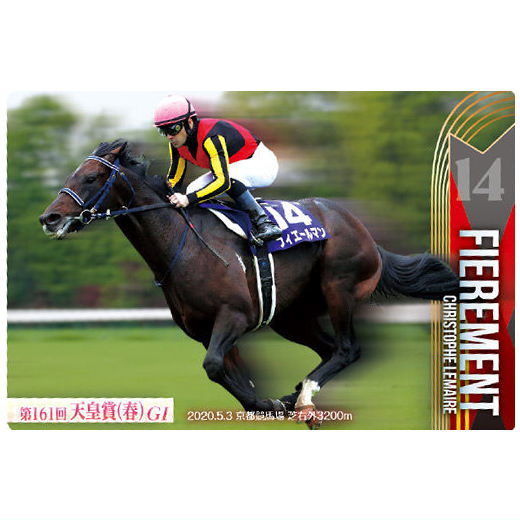 Thoroughbred Horse Collection Twin Wafers [23.Fierement 161st Tenno Sho (Spring) (GI)]