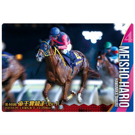 Thoroughbred Horse Collection Twin Wafers [25.Meisho Hario 46th Teio Sho Race (JpnI)]