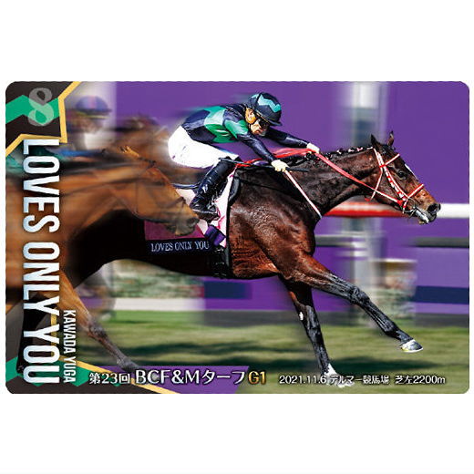 Thoroughbred Horse Collection Twin Wafers [27.Loves Only You 23rd Breeders' Cup Filly & Mare Turf (G1)]
