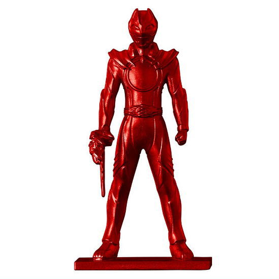 Super Sentai Chocolate snack with figure [1.GozyuWolf (Normal color: Red)]