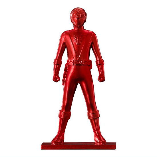Super Sentai Chocolate snack with figure [7.Go-On Red (Normal color: Red)]