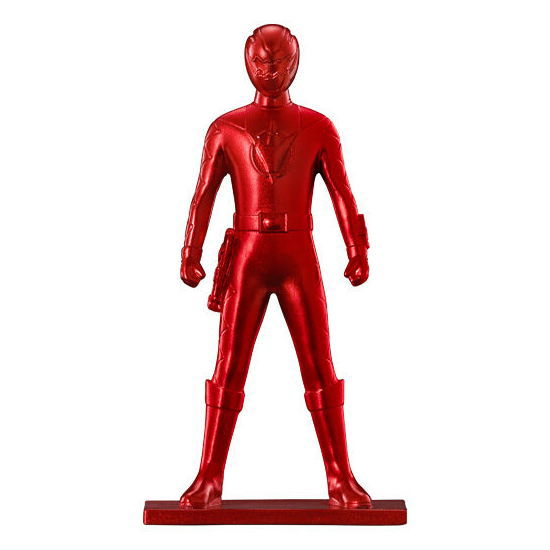 Super Sentai Chocolate snack with figure [8.AbaRed (Normal color: Red)]