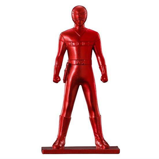 Super Sentai Chocolate snack with figure [10.MegaRed (Normal color: Red)]