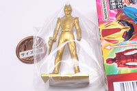 Super Sentai Chocolate snack with figure [17.GozyuWolf (Rare color version: Gold)]