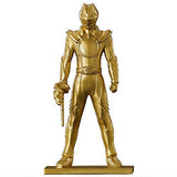 Super Sentai Chocolate snack with figure [17.GozyuWolf (Rare color version: Gold)]