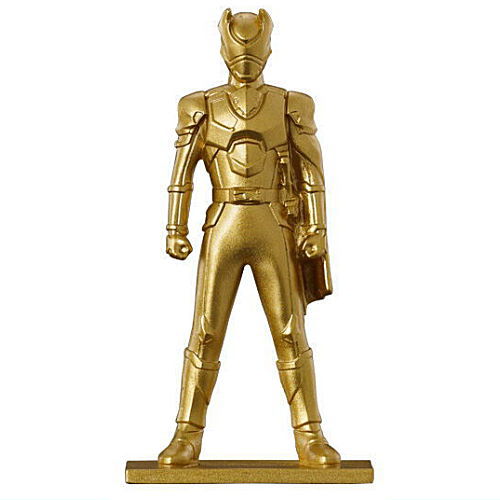 Super Sentai Chocolate snack with figure [19.Kuwagata Ohger (Rare color version: Gold)]