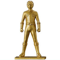Super Sentai Chocolate snack with figure [25.GaoRed (Rare color version: Gold)]