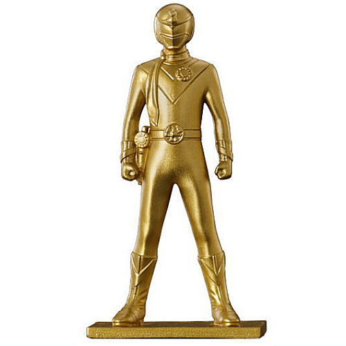 Super Sentai Chocolate snack with figure [30.VulEagle (Rare color version: Gold)]