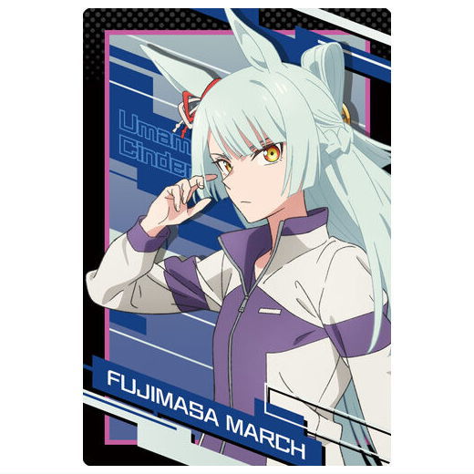 Anime UmaMusume Cinderella Gray Twin Wafer  [3.Fujimasa March (jersey)(N)]