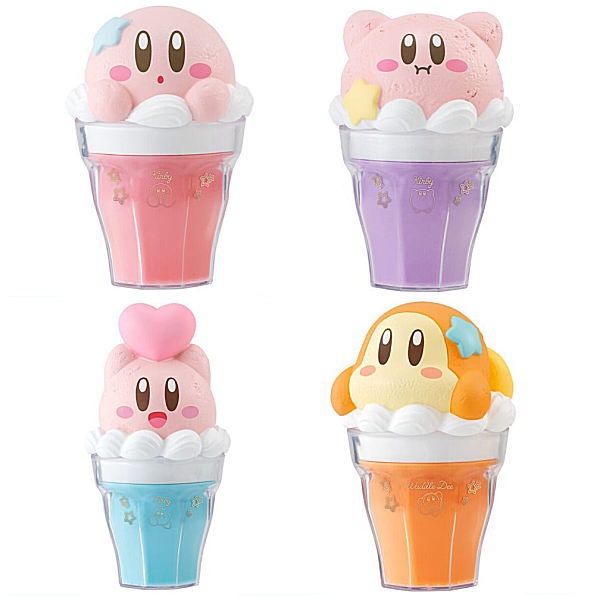 Chalatte float case Hoshi no Kirby [Assorted 6 type set (1.Kirby (Hyokkori)/2.Kirby (hobari)/3.Kirby (Friends Heart)/6.Waddle Dee)]