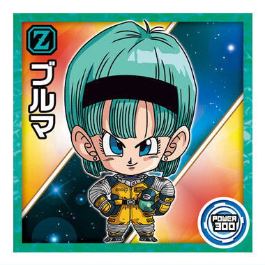 Dragon Ball Super Warrior Seal Wafer Super Gekitotsu no senshitachi [5.Bulma (Normal)]