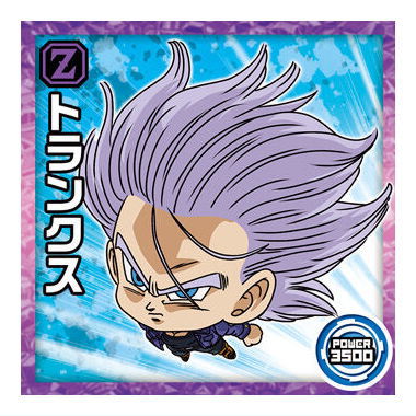 Dragon Ball Super Warrior Seal Wafer Super Gekitotsu no senshitachi [12.Trunks (Normal)]