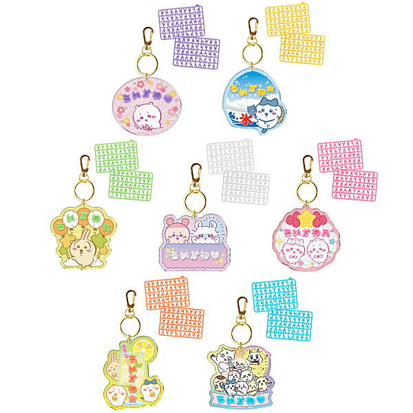 Chiikawa Pachi Pachi Deco Name [All 7 type set(Full Complete)]