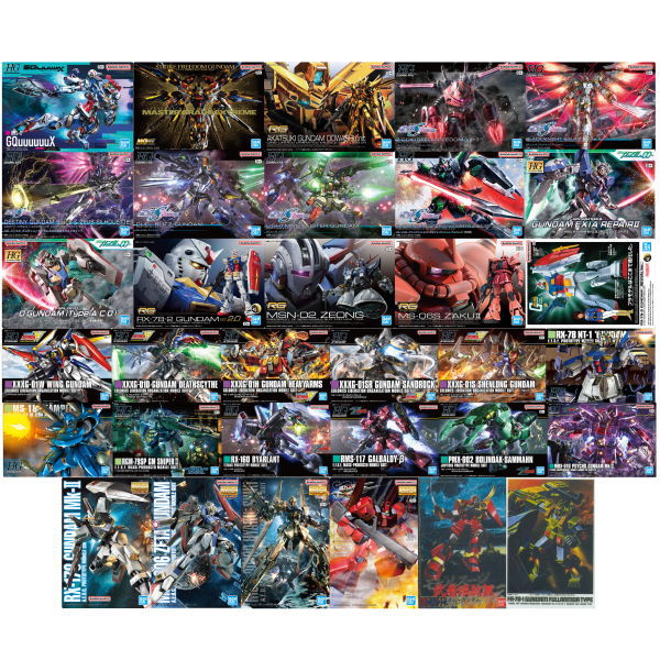 GUNDAM Gunpla Package Art Gummy Part.2 [All 33 type set (Full