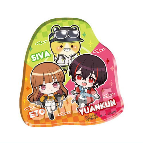 Colorful Peach Chara Magnets [17.Yuankun & Siva & Eto]
