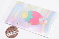 Sanrio Characters Wafer 10 Ichigo Shinbun 50th anniversary Minnade Oiwai [1.Strawberry King (50th)(Character card)]