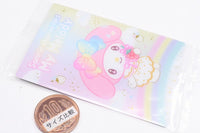 Sanrio Characters Wafer 10 Ichigo Shinbun 50th anniversary Minnade Oiwai [3.My Melody (50th)(Character card)]