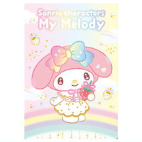 Sanrio Characters Wafer 10 Ichigo Shinbun 50th anniversary Minnade Oiwai [3.My Melody (50th)(Character card)]