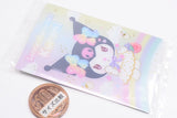Sanrio Characters Wafer 10 Ichigo Shinbun 50th anniversary Minnade Oiwai [4.Kuromi (50th)(Character card)]