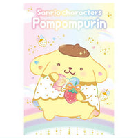 Sanrio Characters Wafer 10 Ichigo Shinbun 50th anniversary Minnade Oiwai [6.Pompompurin (50th)(Character card)]