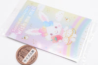 Sanrio Characters Wafer 10 Ichigo Shinbun 50th anniversary Minnade Oiwai [11.Wish me mell (50th)(Character card)]
