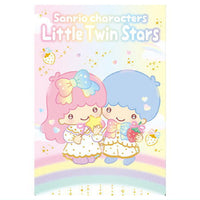 Sanrio Characters Wafer 10 Ichigo Shinbun 50th anniversary Minnade Oiwai [13.Little Twin Stars (50th)(Character card)]