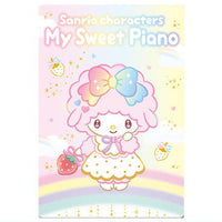 Sanrio Characters Wafer 10 Ichigo Shinbun 50th anniversary Minnade Oiwai [15.My Sweet Piano (50th)(Character card)]