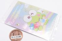 Sanrio Characters Wafer 10 Ichigo Shinbun 50th anniversary Minnade Oiwai [16.Kerokerokeroppi (50th)(Character card)]