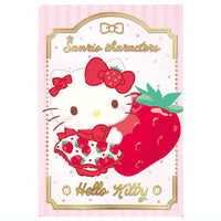 Sanrio Characters Wafer 10 Ichigo Shinbun 50th anniversary Minnade Oiwai [29.Hello Kitty (Special card) (foil stamping)]