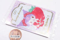 Sanrio Characters Wafer 10 Ichigo Shinbun 50th anniversary Minnade Oiwai [31.Kuromi (Special card) (foil stamping)]