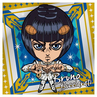 Niforamtion JoJo's Bizarre Adventure Seal Wafer Golden Wind Episodio01 [2.Bruno Bucciarati (rare)]