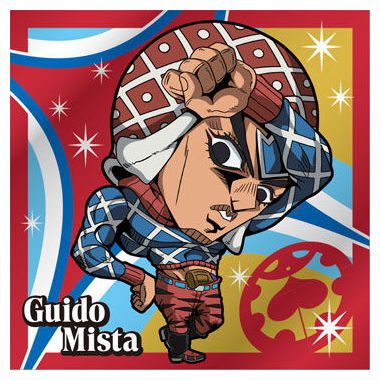 Niforamtion JoJo's Bizarre Adventure Seal Wafer Golden Wind Episodio01 [4.Guido Mista (normal)]