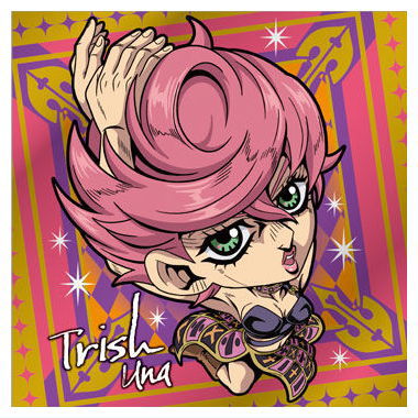 Niforamtion JoJo's Bizarre Adventure Seal Wafer Golden Wind Episodio01 [7.Trish Una (rare)]