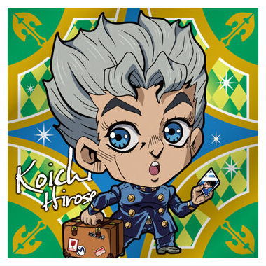Niforamtion JoJo's Bizarre Adventure Seal Wafer Golden Wind Episodio01 [8.Koichi Hirose (rare)]