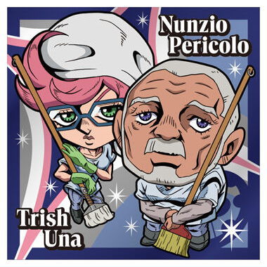 Niforamtion JoJo's Bizarre Adventure Seal Wafer Golden Wind Episodio01 [10.Pericolo & Trish Una (normal)]