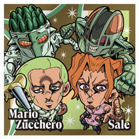 Niforamtion JoJo's Bizarre Adventure Seal Wafer Golden Wind Episodio01 [12.Mario Zucchero/S.M & Sale/K.W (normal)]
