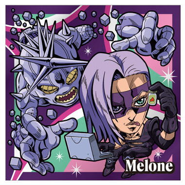 Niforamtion JoJo's Bizarre Adventure Seal Wafer Golden Wind Episodio01 [18.Melone/B.F (normal)]