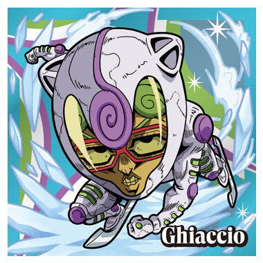 Niforamtion JoJo's Bizarre Adventure Seal Wafer Golden Wind Episodio01 [19.Ghiaccio/W.A (normal)]