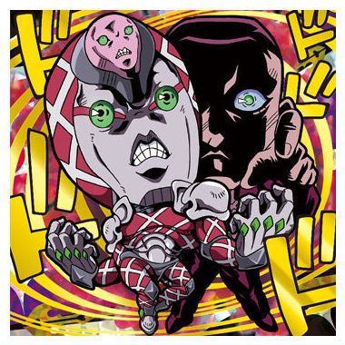 Niforamtion JoJo's Bizarre Adventure Seal Wafer Golden Wind Episodio01 [30.Boss Passione/K.C (jojo rare)(foil stamping)]