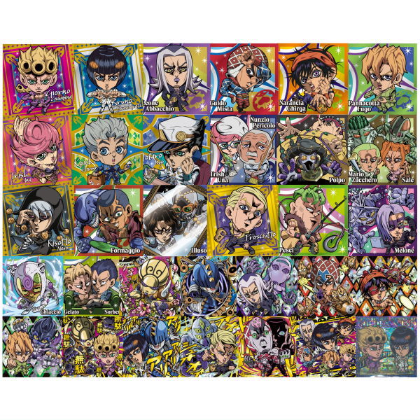 Niforamtion JoJo's Bizarre Adventure Seal Wafer Golden Wind Episodio01 [All 32 type set(Full Complete)]