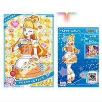 Himitsu no Aipuri Aipuri Card Collection Gummy Vol.4 [10.G4-010 Juria Ice Cream Orange]