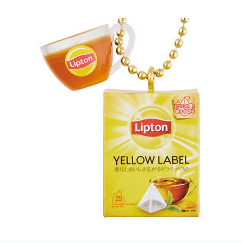 Lipton Miniature Charm & Gummy [5.Yellow Label Tea Bag]