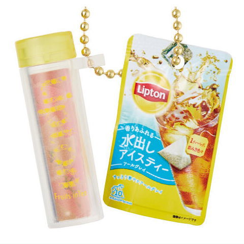 Lipton Miniature Charm & Gummy [7.Cold Brewed Ice Tea Earl Grey Tea Bag]