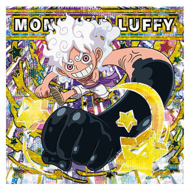Niforamtion ONE PIECE Pirate Sticker Wafer LOG.12 [1.Monkey D. Luffy (Ultra Super Grand Rare)]