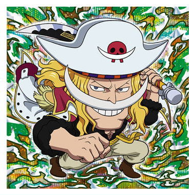Niforamtion ONE PIECE Pirate Sticker Wafer LOG.12 [9.Edward Newgate (Super Grand Rare)]