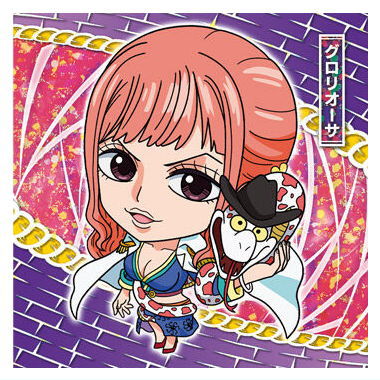 Niforamtion ONE PIECE Pirate Sticker Wafer LOG.12 [14.Gloriosa (Super Rare)]