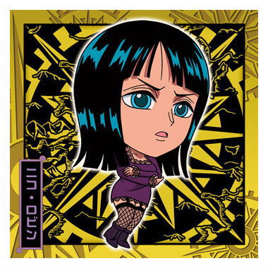 Niforamtion ONE PIECE Pirate Sticker Wafer LOG.12 [21.Nico Robin (Rare)]