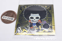 Niforamtion ONE PIECE Pirate Sticker Wafer LOG.12 [23.Brook (Rare)]
