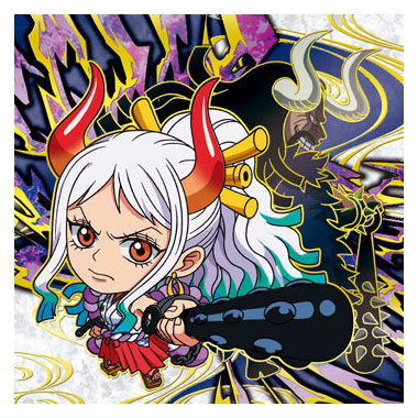 Niforamtion ONE PIECE Pirate Sticker Wafer LOG.12 [32.Yamato/ Kaidou (Special)]